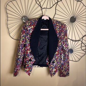 Multicolored Sequence Blazer